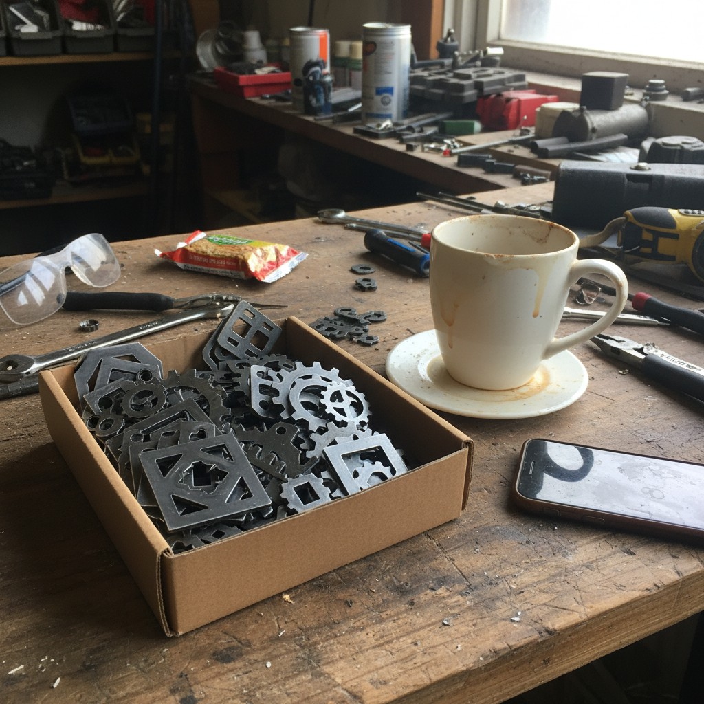 Lot S235 chutes laser diverses