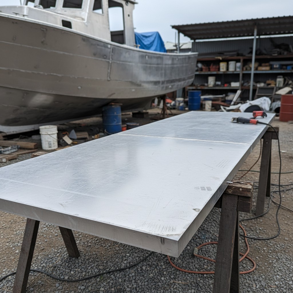 Aluminium 5083 marine grande dimension